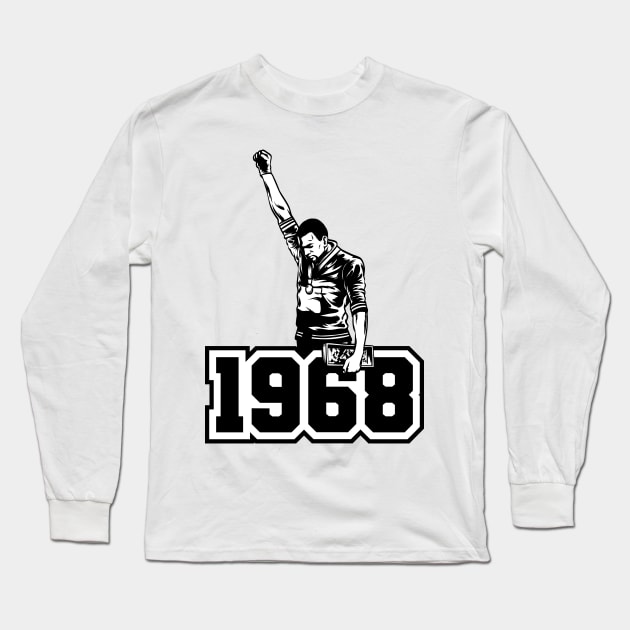 Black Power Salute Olympic 1968 Long Sleeve T-Shirt by MimimaStore